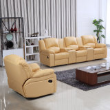 Living Room Recliner Sofa Set with Cup Holder and Storage Box