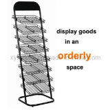 Commercial Advertisement Metal Wire Newspaper Display Stand Rack