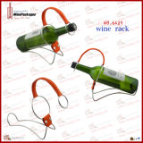 Single Bottle Novel Metal Frame Wine Display Rack (6429)