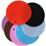 Honeycomb Grids Round Silicone Tablemat Placemat Potholder