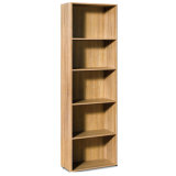 Modern Wood Storage DVD Rack Ladder Bookshelf
