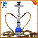 Double Pipes Shisha Dubai Al Fakher Clear Glass Hookah