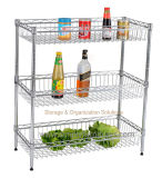 Kitchen Use Wire Shelving with 3-Layer (18