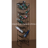 Metal Floor Bottles Display Rack (PHY1058F)