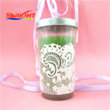Glass Jar Candle in New Design with Metal Lid