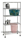 Light Duty Chrome Metal Wire Kitchen Shelf Rack with NSF Approval
