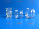 Promotional Machine-Made Glass Candle Holder (ZT22-24)