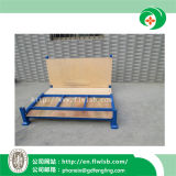 Folding Steel-Wood Stacking Rack with Ce Approval by Forklift
