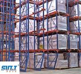 Warehouse Drive in Racking with Upright Protector Rail Guide