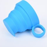 Heat Resistant Food Grade Portable Foldable Silicone Drinking Cup