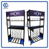 Customized Promotion Floor Stand Metal Neck Clear Pillow Display Rack