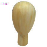 Wholesale Wooden Looking Mannequin Head for Hat Display