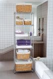 Fashionable Adjustable Square Metal Wire Livingroom Corner Shelf Rack (CJ6060180A6C)