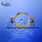 Stainless Steel Hex Pipe Hanger with PVC Insert