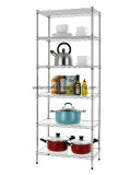 Indoor 6 Tier Light Duty Adjustable Kitchen Pantry Wire Steel Storage Rack Shelving Unit Organizer