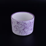 Colorful Spot Ceramic Candle Holder