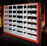 Library Furniture Double Column Factory Direct Sale Steel Bookshelves