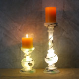 Glass Matte Candle Holder for Home Decoration