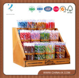 Counter Top Wooden Candy Display Rack for Market