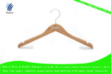 High Quality, Cheap Price and Regular Clothes Bamboo Hanger Ylbm6615-Ntlnr1 for Supermarket, Wholesaler with Shiny Chrome Hook