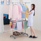 Multi-Functional Single Rod Clothes Hangers for Socks and Towels