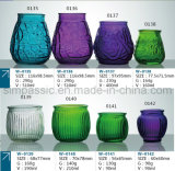 Candle Jar / Candle Holder / Candle Bottle / T-Light Holder (color spray)