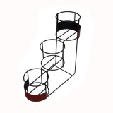 Modern Design Store Customizable Metal Wire Desktop Barrels of Food Display Rack
