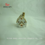 Small House Ceramic Candle Holders/a