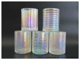 Tea Light Ion Plating Glass Jars for Candle for Festival Celebrate