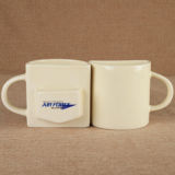 Biscuit Pocket Coffee Mug Funny Cup Cookie Holder 100% Ceramic
