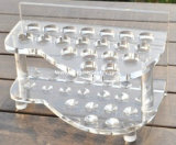 Plastic Acrylic Wine Glass Holder Tray