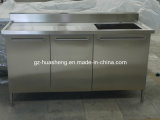 One Sink Dresser with Stainless Steel (HS-022)