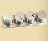 Stainless Steel Magnetic Spice Rack / Tins (CL1Z-J0604-4C)