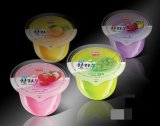 Plastic Container Food Industry Packaging Cup of Orange Jelly Holder