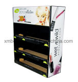 Retial Hot Sales Cardboard Floor Display Stand for Cosmetics Makeup