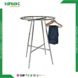 Retail Metal Portable Revolving Clothing Hanger Rack Steel Dryer Display Round Rotating Clothes Rack for Sale