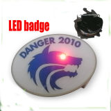 Custom Metal Printing Logo LED Badge Holder