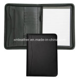 Luxury Genuine Leather A4 Business Padfolio with Note Pad