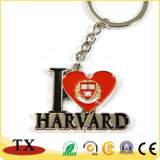 Heart Shape Metal Keychain with Custom Logo