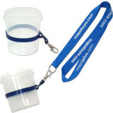 Functional Ribbon Cup Holder Lanyard with Your Logo Design
