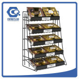 Custom Supermaket Floor-Standing Metal Chocolate Display Rack