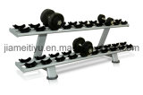Commercial GS Gym Equipment 10 Pairs Twin Tier Dumbbell Rack