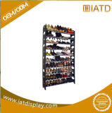 10-Tier Stackable and Adjustable Shoes Display Rack with Black Color