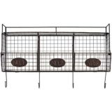 Fruit Basket Black Wire Shelf 3 Wire Baskets with Hooks