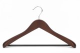 Wooden Suit Hanger with Non Slip Tube