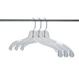 17 Inches Plastic Clear Clothes Drying Hanger