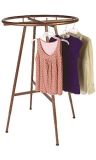 Boutique Cobblestone Round Clothing Rack Garment Rack for Display