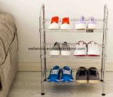 Adjustable Chrome DIY Modern Shoe Shelf Rack (CJ-C1111)