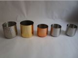 Stainless Steel Candle Holder with Copper Colour