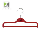 High-End Red Rubber Paint Coated Plastic Pant / Skirt Hanger